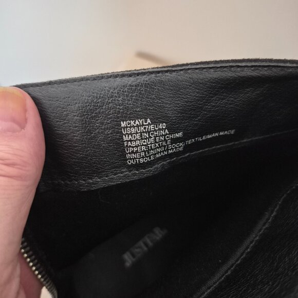 Black Booties with Zipper - Picture 8 of 12